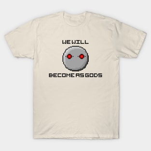 NieR Automata We Will Become As Gods 8-Bit Pixel Art T-Shirt